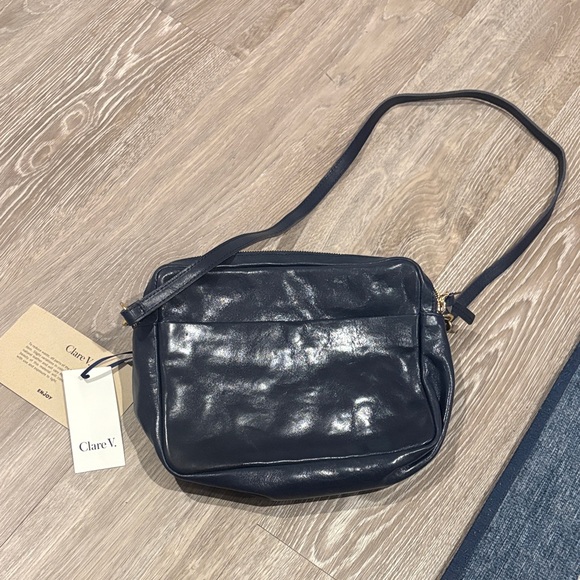 Clare V Mirabel Bag Navy - Picture 2 of 9